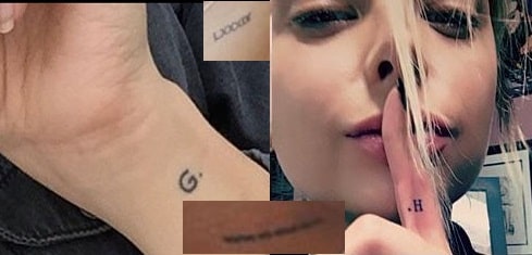 A picture of Four tattoos of Ashley Benson.